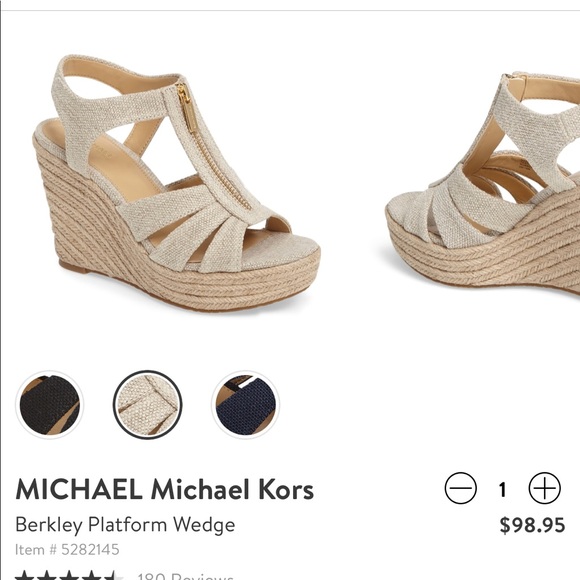 SOLD MICHEAL Micheal Kors Wedges - Picture 6 of 6